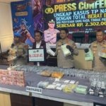 Barang Bukti Bandar Narkoba yang berhasil disita Polrestabes Makassar.