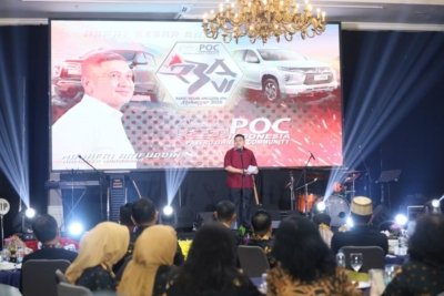 Wali Kota Makassar, Munafri Arifuddin, sambut POC Indonesia dalam gala dinner